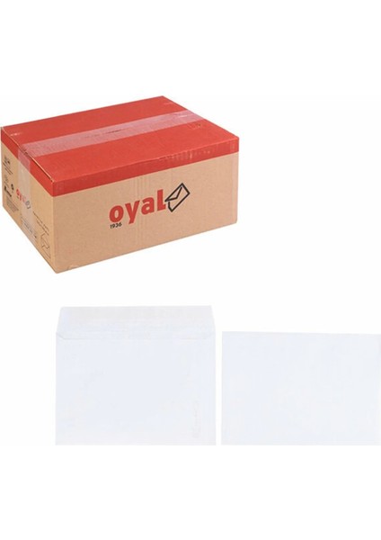 500 Adet Mektup Zarfı 11.4 x 16.2 cm 70 gr Kendinden Yapışkanlı, Silikonlu Beyaz