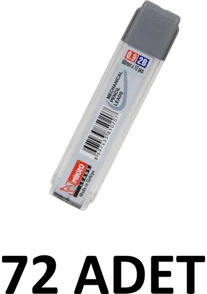 72 Adet Mikromin 0,9 mm Kalem Ucu 20LI
