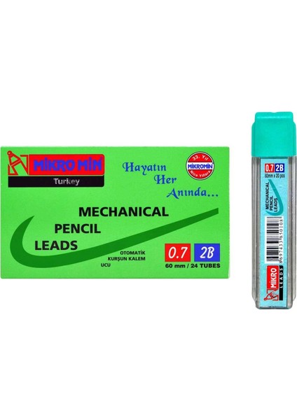 240 Adet Mikromin 0,7 mm Kalem Ucu 20LI