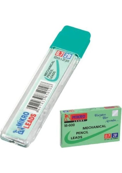 72 Adet Mikromin 0,7 mm Kalem Ucu 20LI