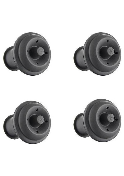 Şarap Şişesi Tasarrufu Vakum Tıpaları Preserver Saver Vacu Vin Set 4'lü (Yurt Dışından)