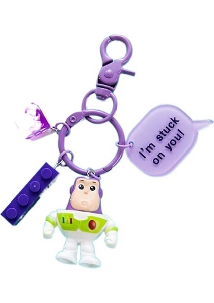 Oyuncak Hikayesi Anahtarlık Kolye Buzz Lightyear Woody Üç Gözlü Adam Araba Anahtarlık Kolye (Yurt Dışından)