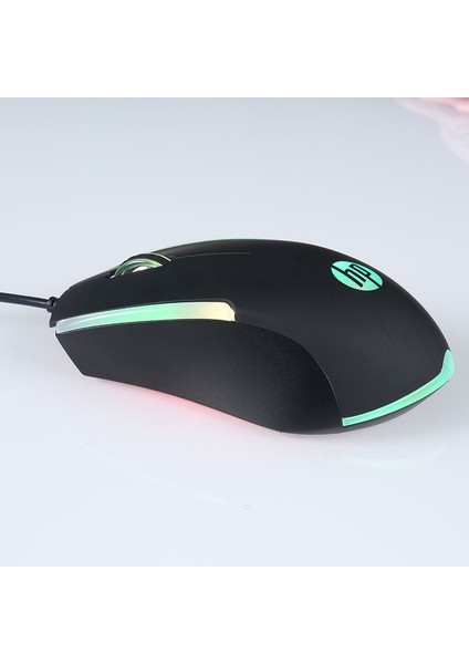 Kablolu Fare Rgb Işık Yayan USB Dizüstü Masaüstü Bilgisayar Iş Ofisi Oyunu (Yurt Dışından)