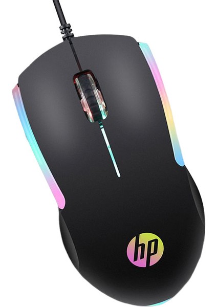 Kablolu Fare Rgb Işık Yayan USB Dizüstü Masaüstü Bilgisayar Iş Ofisi Oyunu (Yurt Dışından)