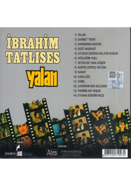 Ibrahim Tatlıses – Yalan CD