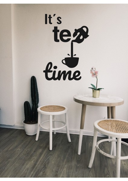 Tea Time Demlik Duvar Dekorasyonu Ahşap Mdf Tea