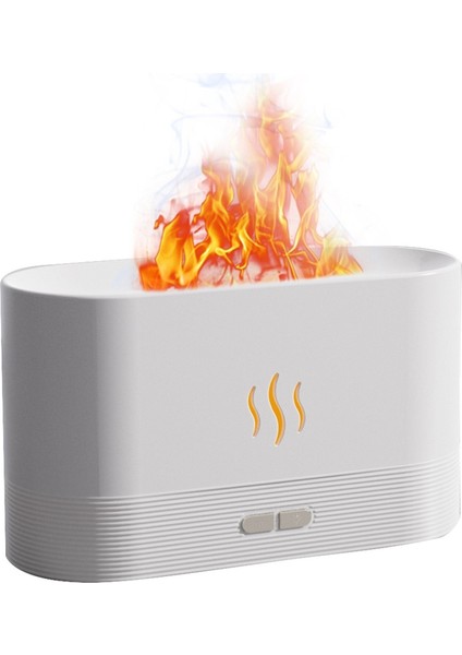 Beautiful Homebeautiful Home Simülasyon Alev Görünümlü Hava Nemlendirici - Siyah (Yurt Dışından)