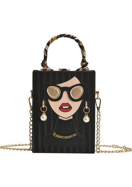 Yeni Kutu Niş Cep Telefonu Çantası Retro Zincir Cep Telefonu Çantası Çanta (Yurt Dışından)