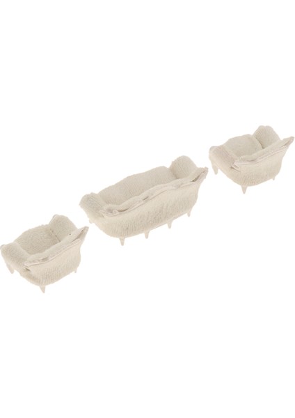 1:25 Ölçekli Dollhouse Uzun Kanepe Kanepe Mobilyaları Kum Model Bina (Yurt Dışından) indirimleri