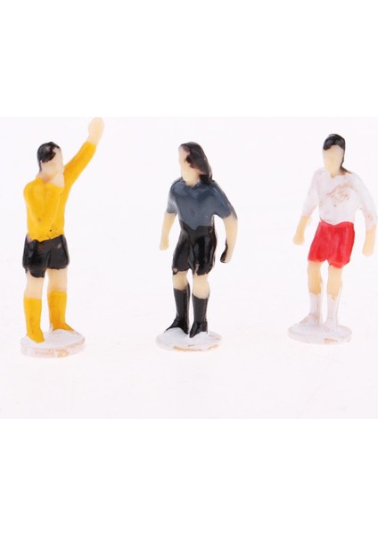 12X Boyalı Futbol Oyuncu Şekil 1/87 Ölçekli Minyatür Insanlar Heykelcik Oyuncaklar (Yurt Dışından) indirimleri