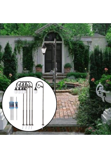 1/87 Sokak Işıkları Peri Bahçe Mikro Peyzaj Binaları Düzeni Tarzı 3 (Yurt Dışından) fırsatları