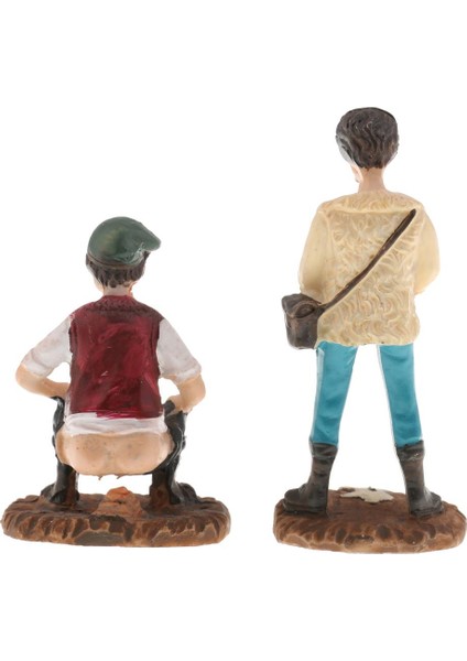 2 Adet Heykelcik Minyatür Model Çiş ve Kaka Heykel Reçine Sanatı (Yurt Dışından) modelleri