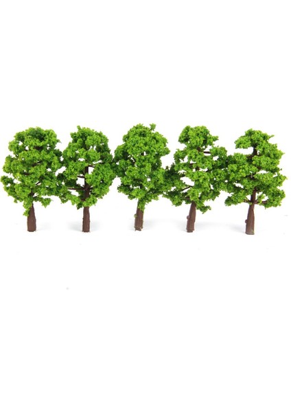 20 Adet / Takım Plastik Model Tress Tren Demiryolu Manzarası 1: 150 Işık Yeşil (Yurt Dışından)