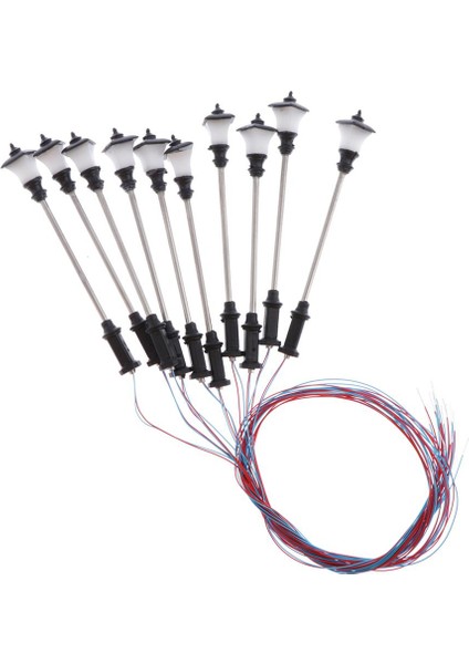 10 Parça Tren Demiryolu LED Işıkları Park Çim 1: 100 Ho Ölçekli Manzara (Yurt Dışından) indirimleri