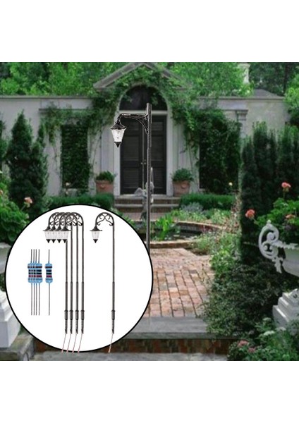 Ho Ölçekli Sokak Işıkları Lamppost Fairy Bahçe Diorama Mikro Peyzaj (Yurt Dışından) fırsatları