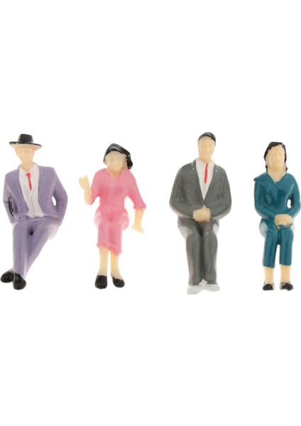 Plastik 1:25 Ölçekli Model Tren Insanlar Yolcular Rakamlar G Ölçer Figürinler (Yurt Dışından) fırsatları