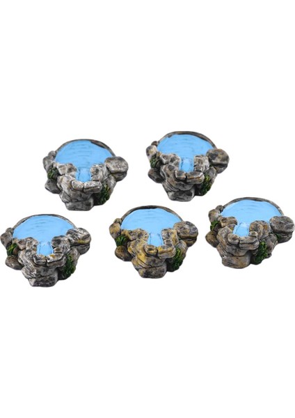 5 Adet Mini Hayvanlar Dıy Peri Bahçe Dollhouse Için Minyatür Süs Seti (Yurt Dışından)
