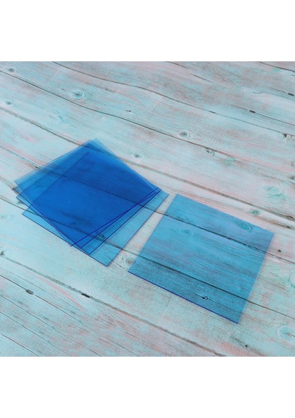 5 Adet Akrilik Sheets Gök Mavisi Şeffaf Tahta Perspex Paneli Kum Masası (Yurt Dışından) fırsatları