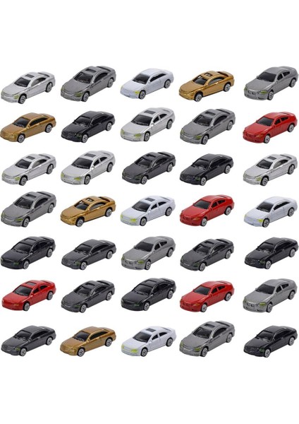50 Adet Ho Ölçekli Model Araba 1/87 Bina Tren Manzara Mimarisi Modeli (Yurt Dışından)