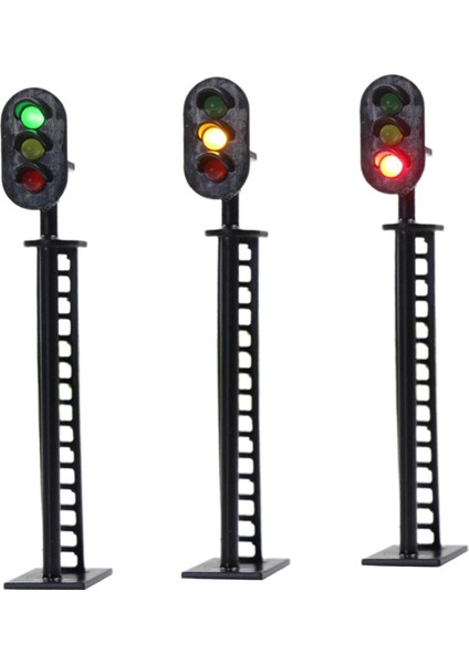 3 Adet Diorama 1/87 Işık Lambası Kum Masa Demiryolu Modeli Dekorasyon Süsleme (Yurt Dışından) fırsatları