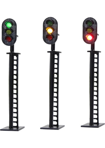 3 Adet Diorama 1/87 Işık Lambası Kum Masa Demiryolu Modeli Dekorasyon Süsleme (Yurt Dışından) indirimleri