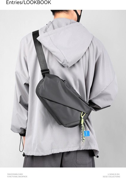 Erkek Günlük Spor Göğüs Çantası Postacı Çantası (Yurt Dışından) fiyatları