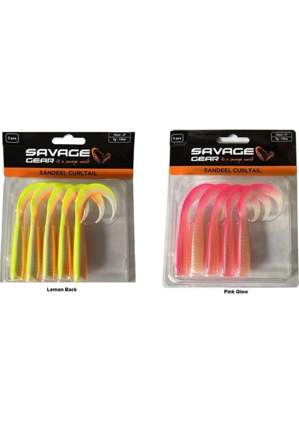 Lb Sandeel Curltail 10 cm 5 gr Silikon Yem