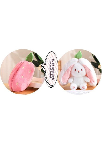 35CM Karot Tavşan Peluş Oyuncak (Yurt Dışından)