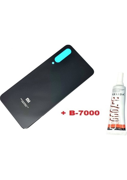 Xiaomi Mi 9se Arka Pil Batarya Kapağı (CAM+B-7000) Siyah