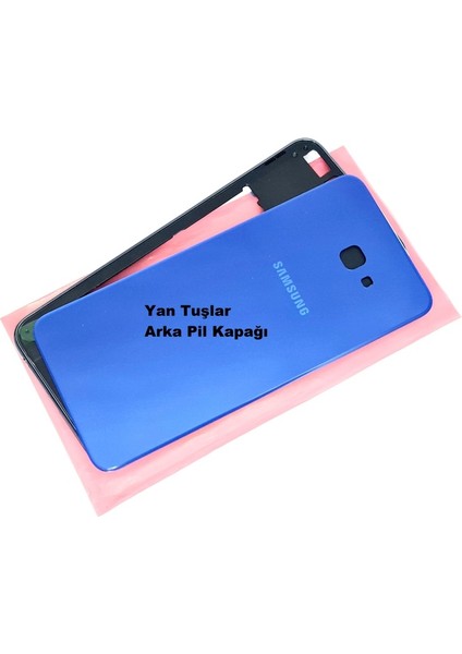 Samsung Galaxy J4 Plus Full Orj Kasa Arka Pil Batarya Kapağı (Tamir Seti) Mavi