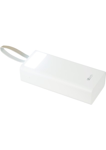 30.000 mAh El Fenerli Powerbank Şarj Cihazı Beyaz IX-PB027