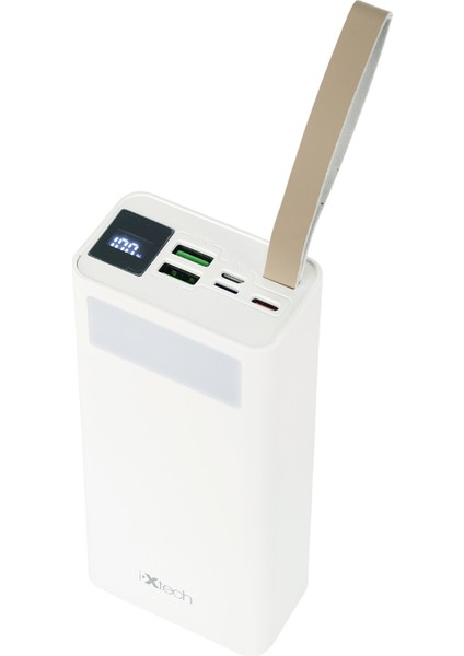 30.000 mAh El Fenerli Powerbank Şarj Cihazı Beyaz IX-PB027