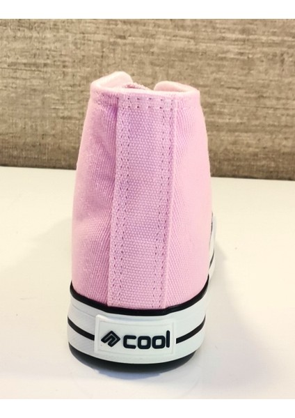 Luıs Pembe Uzun Lastik Bağcıklı Keten Ayakkabı