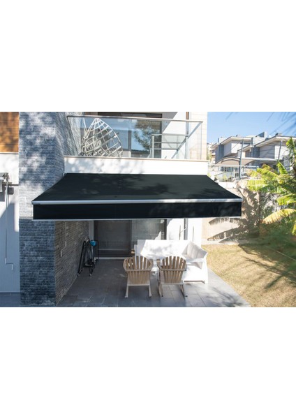 Tentecim Pergola Gölgelendirme Mafsallıtente  300×250CM Antrasit gri