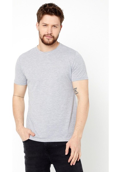 Metalıc Erkek Çok Renkli T- Shirt Regular Fit Rahat Kesim Bisiklet Yaka 5'li Basic Tişört Paketi fiyatları
