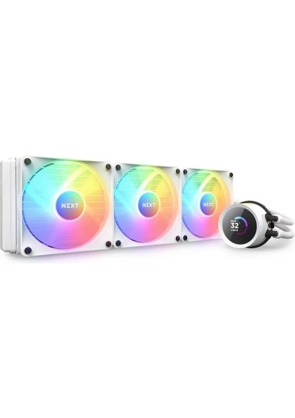 Kraken 360 Rgb RL-KR360-W1 360MM Beyaz Işlemci Sıvı Soğutucu