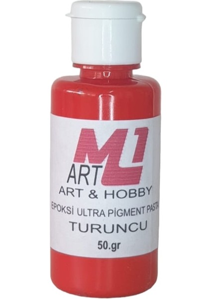 M1 Art Epoksi Ultra Pigment Pasta 50GR - Opak & Transparan Sıvı Pigment Boya