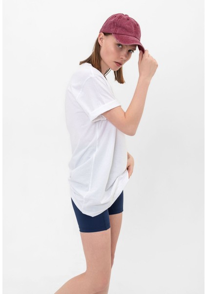 Oversize Fit Pamuklu Kısa Kollu Basic Uniseks Kadın Erkek Tişört modelleri