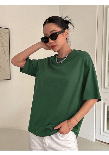 Kadın Kind Hearted Baskılı Oversize T-Shirt fırsatları