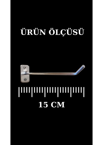 100 Adet 15 cm Suntaya Kanca Duvara Monte Kanca Çok Amaçlı Kanca