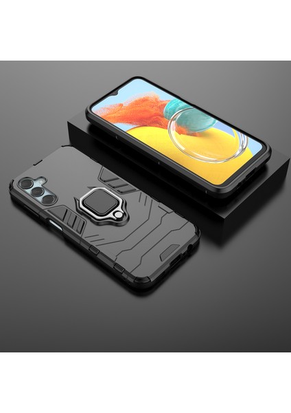 For Samsung Galaxy A04s Yüzük Zırhı Cep Telefonu Kılıfları (Yurt Dışından)