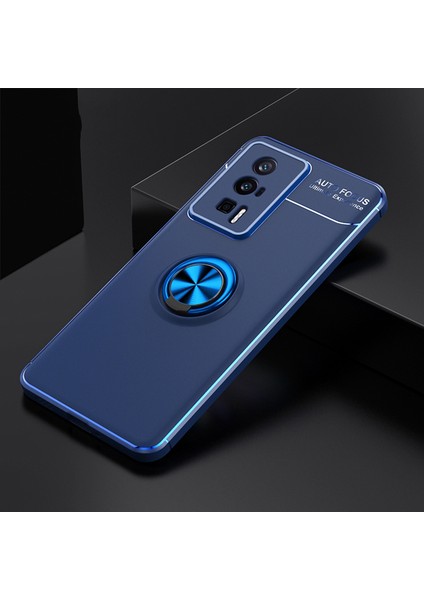 For Poco X5 Pro Manyetik Emme Yüzük Silika Jeli Cep Telefonu Kılıfları (Yurt Dışından)