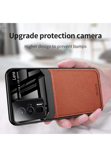 For Poco X5 Ticari Işler Deri Desen Cep Telefonu Kılıfları (Yurt Dışından) fırsatları