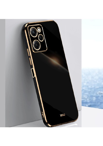 For Xiaomi Redmi Note 12 Turbo 6d Galvanik Düz Taraf Cep Telefonu Kılıfları (Yurt Dışından)