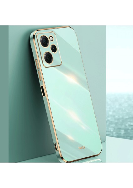 For Xiaomi Poco F4 Gt 6d Galvanik Düz Taraf Cep Telefonu Kılıfları (Yurt Dışından)