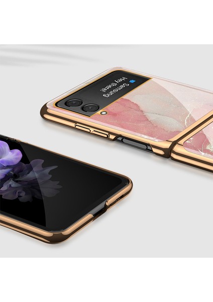 For Samsung Galaxy Z Flip 4 Mermer Model Cep Telefonu Kılıfları (Yurt Dışından) modelleri