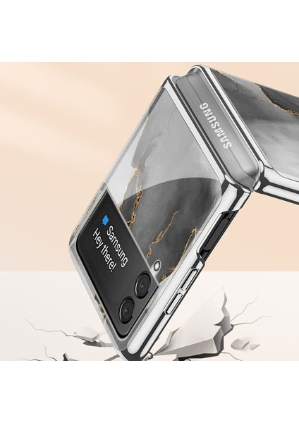 For Samsung Galaxy Z Flip 4 Mermer Model Cep Telefonu Kılıfları (Yurt Dışından) fırsatları