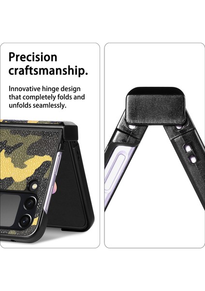 For Samsung Galaxy Z Flip 3 Kamuflaj Deseni Menteşe Cep Telefonu Kılıfları (Yurt Dışından) indirimleri