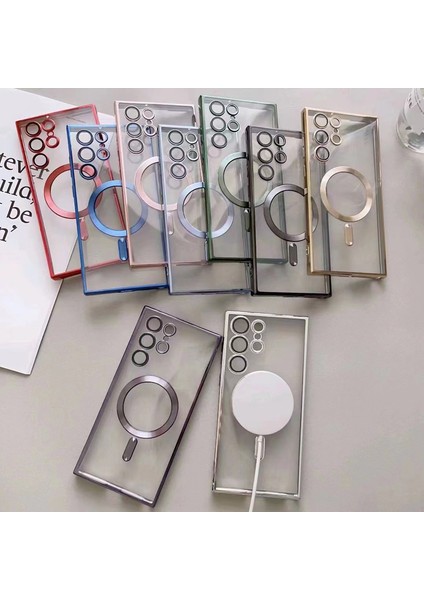 For Samsung Galaxy S21 Fe Manyetik Emiş Elektrolizle Saydam Cep Telefonu Kılıfları (Yurt Dışından) indirimleri