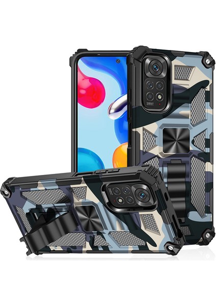 For Xiaomi Redmi Note 11s Kamuflaj Zırhı Ağır Koruma Cep Telefonu Kılıfları (Yurt Dışından)